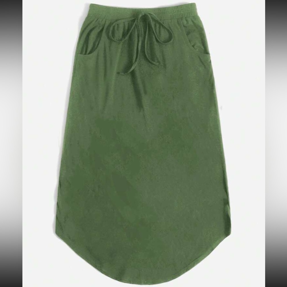 Knot Front Skirt
